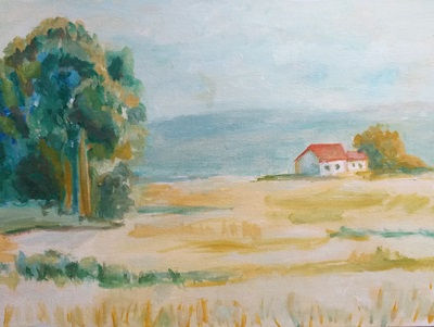 Sol de verano Oil Panel Landscaping