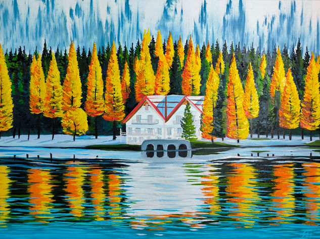 Anterselva Oil Canvas Landscaping