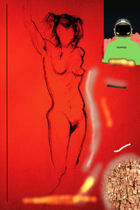 La sombra de la mujer.