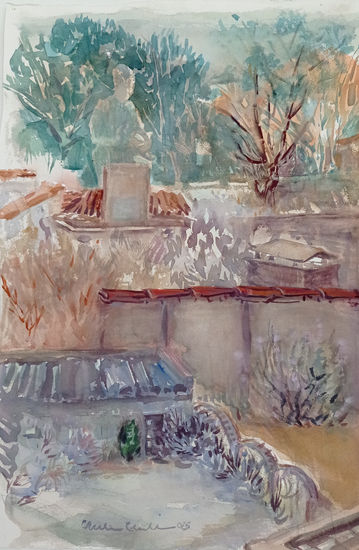 La noche Acuarela Papel Otros