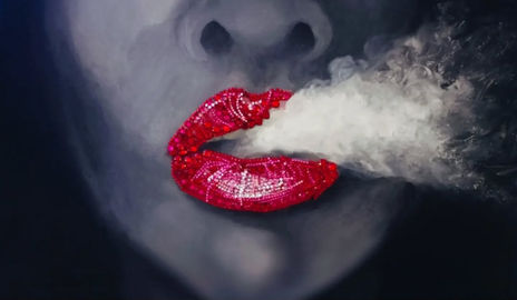 Fumando con diamantes