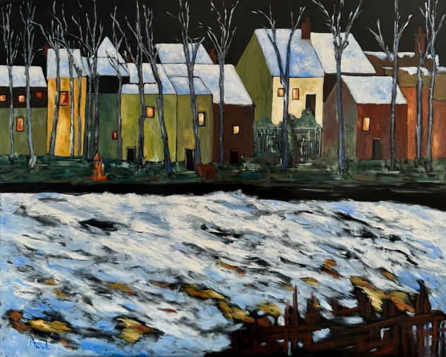 Invierno Oil Canvas Landscaping