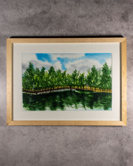 Reflejo Acuarela Otros Paisaje