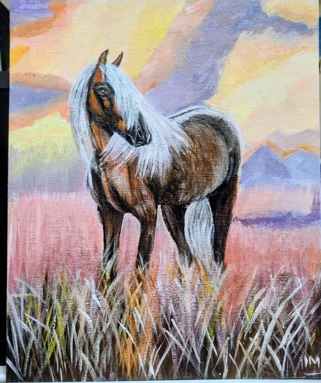 Quietud indomable Acrílico Lienzo Paisaje