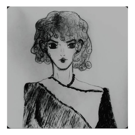 Dama elegante Pencil