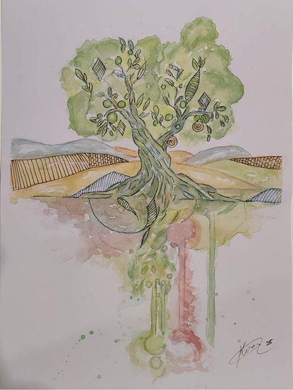 El Peso de la Luz Watercolour Paper Landscaping
