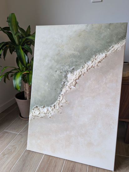 Marea Acrílico Lienzo Marina