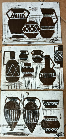 Trio de jarrones Acrílico Otros Otros