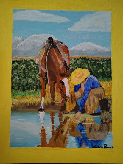 Descanso Acrylic Canvas Landscaping