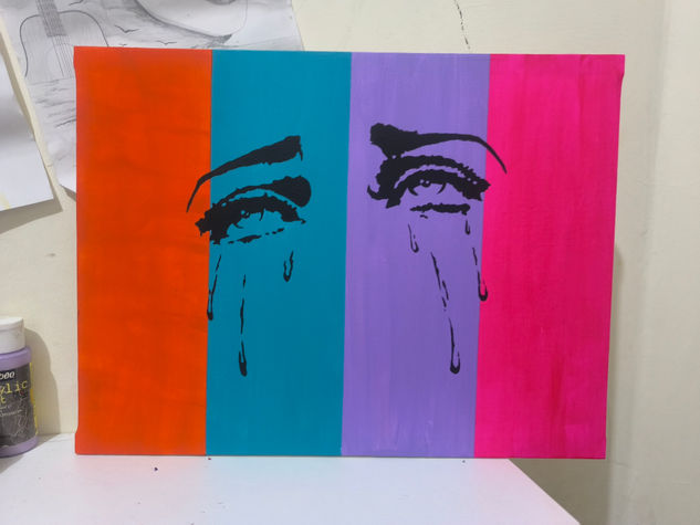 Lagrimas Acrílico Lienzo Otros