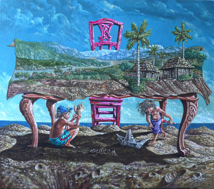 Debajo de la mesa