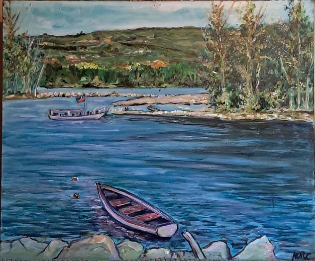 Rio Maule Acrílico Tabla Marina