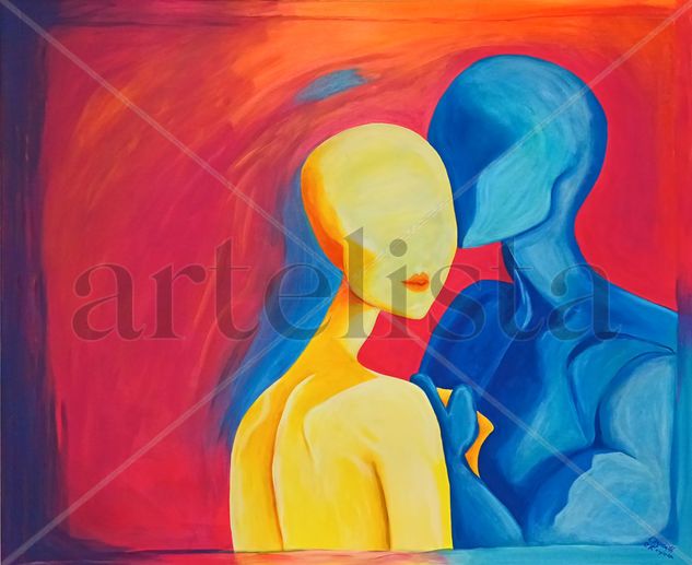 LA PROMESA Acrílico Lienzo Otros