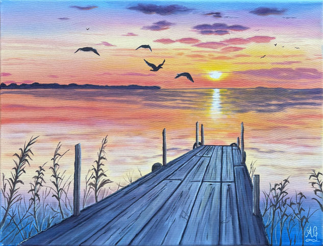 MUELLE Oil Canvas Landscaping