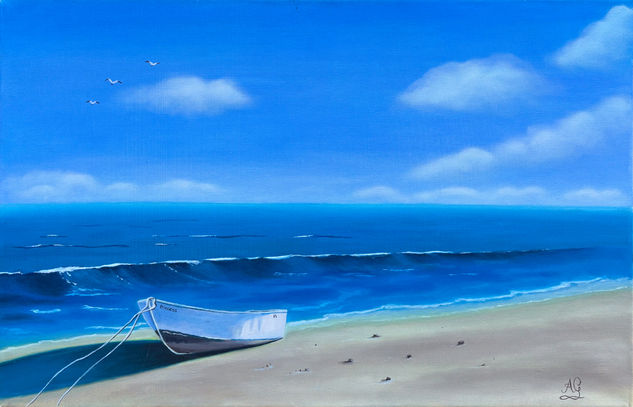 MARINA Óleo Lienzo Marina