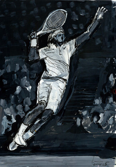 TENIS 09 Media Mixta Papel Deportes
