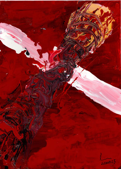 TENIS 013 Mixed media Paper Sports