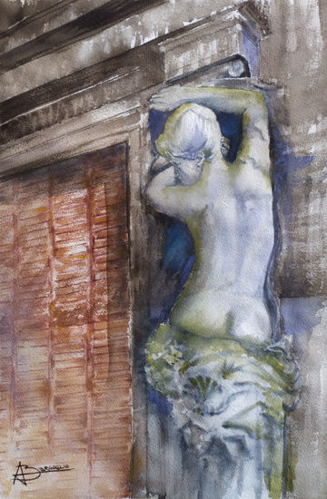 Resilience Watercolour Paper Nude Paintings