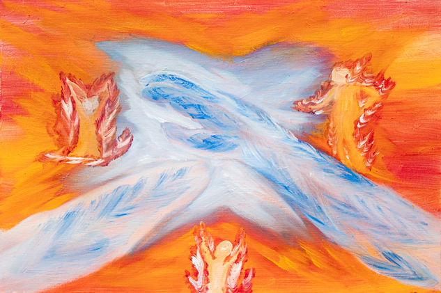 ESTO ES FUEGO Óleo Lienzo Otros