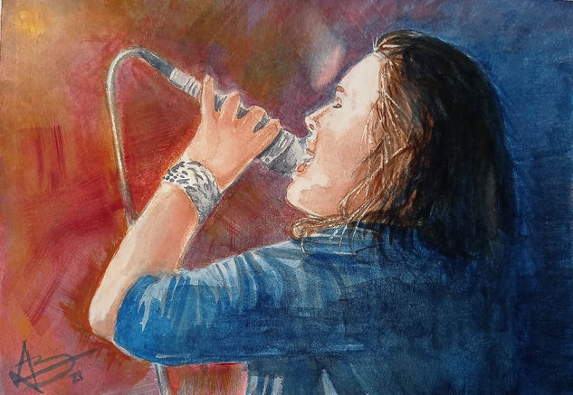 Passion Watercolour Paper Portrait