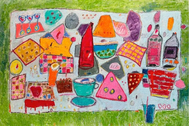 BECOME PICNIC Oil Textile Landscaping