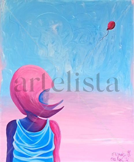 La niña y el globo...