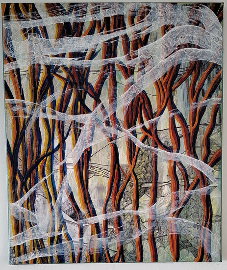 Trama viva Acrylic Canvas Landscaping