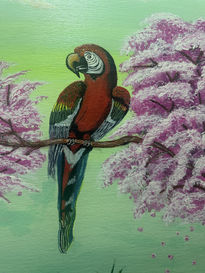 Guacamayo en Floración