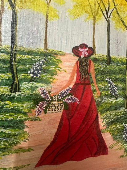 Camino de Otoño Acrylic Canvas Landscaping