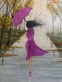 Paseo bajo la Lluvia