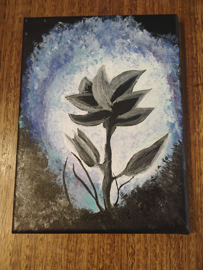 La eterna noche Acrílico Lienzo Floral