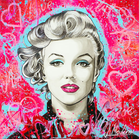 MARILYN Acrylic Canvas Portrait