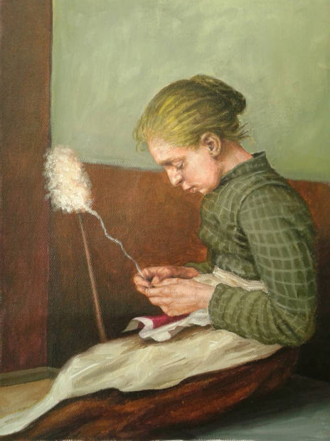 La hilandera