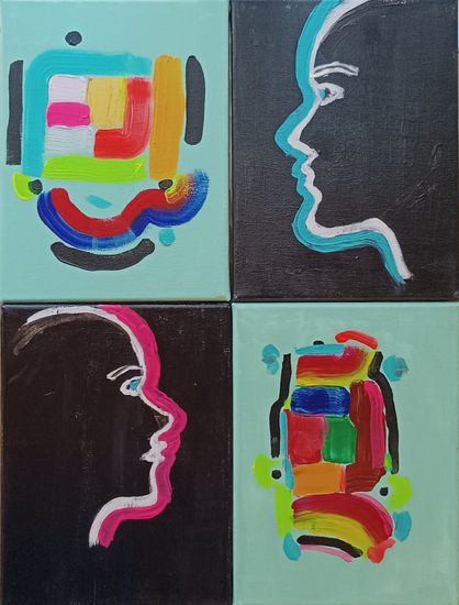 You and me Acrílico Lienzo Otros