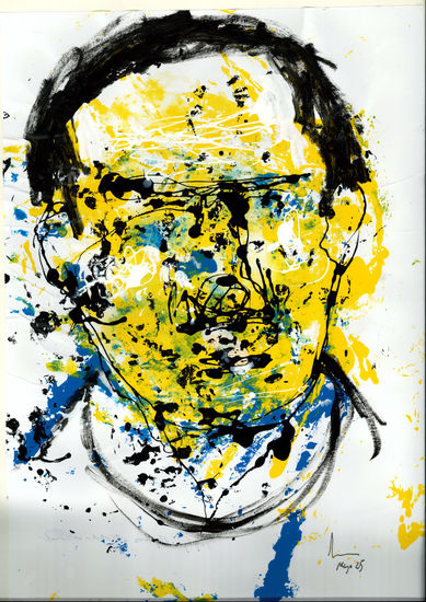 ROSTRO 05 Mixed media Paper Portrait