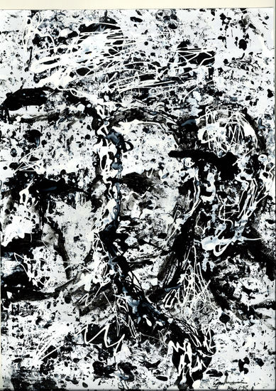 ROSTRO 04 Mixed media Paper Portrait