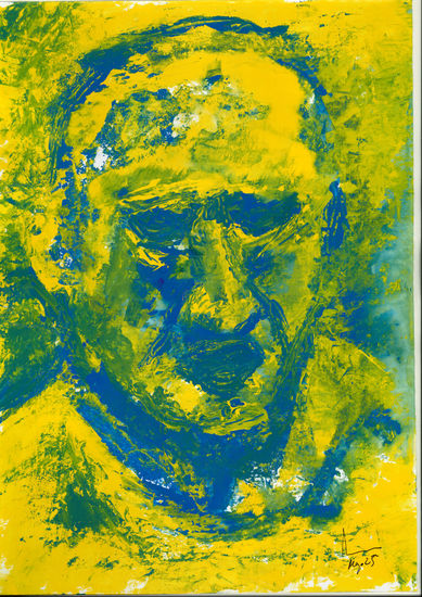 ROSTRO 07 Mixed media Paper Portrait