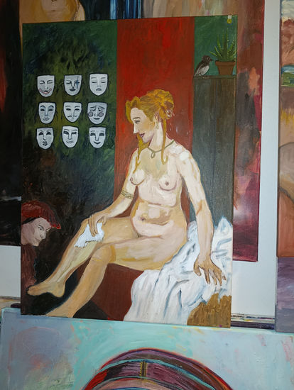 Juzgada Oil Canvas Nude Paintings