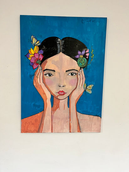 Reflexiona Acrílico Lienzo Retrato