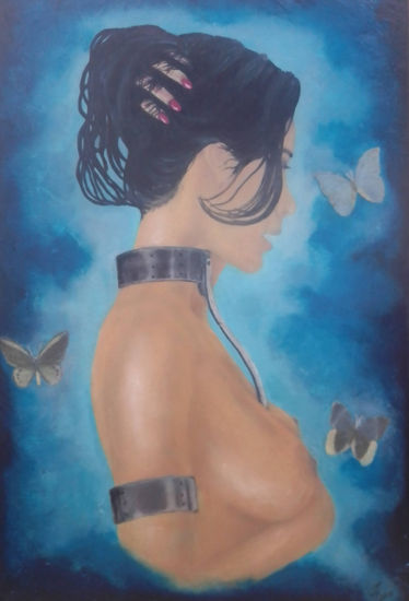 ORIGENES-3 Óleo Lienzo Desnudos