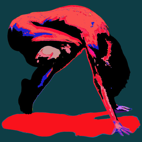 Sumisión Acrylic Canvas Figure Painting