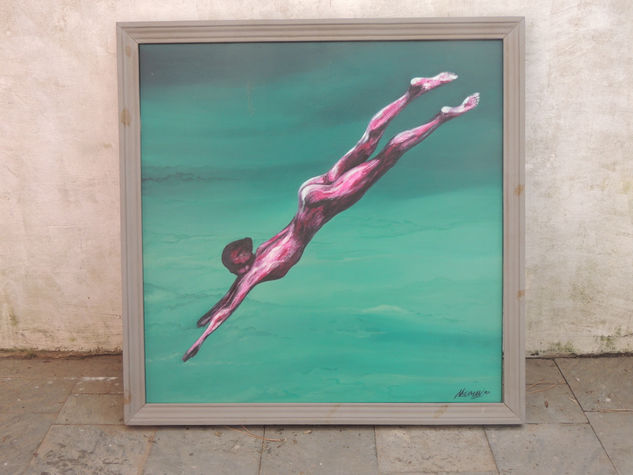 Profundamente Acrylic Canvas Nude Paintings