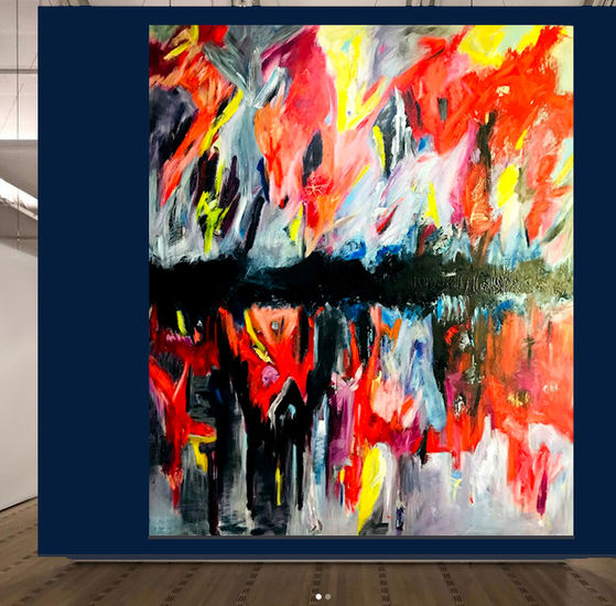 ”Trayecto Marciano XCIII”. Acrílico Lienzo Otros