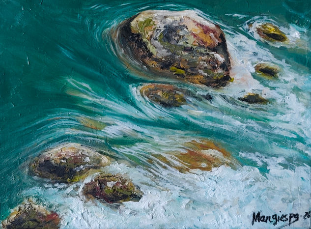 La danza del agua Óleo Lienzo Otros