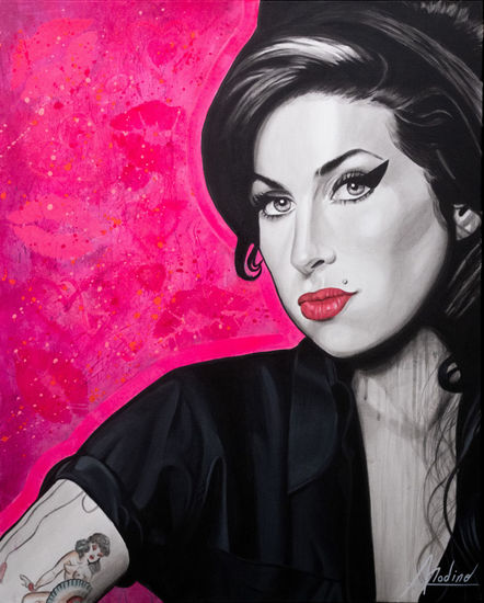 Amy Acrylic Canvas Portrait