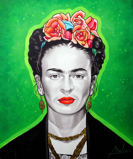 Frida Acrylic Canvas Portrait