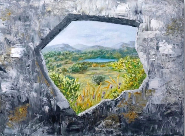 Cuando tu interior se abre Oil Canvas Landscaping