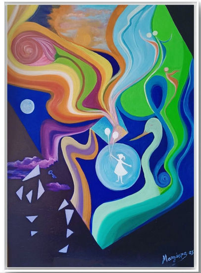 Más allá de la burbuja Oil Canvas Others