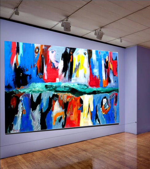 ”Trayecto Marciano CV”. Acrylic Canvas Others