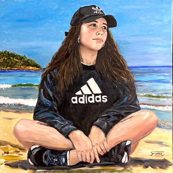 Jazmine Oil Canvas Figure Painting